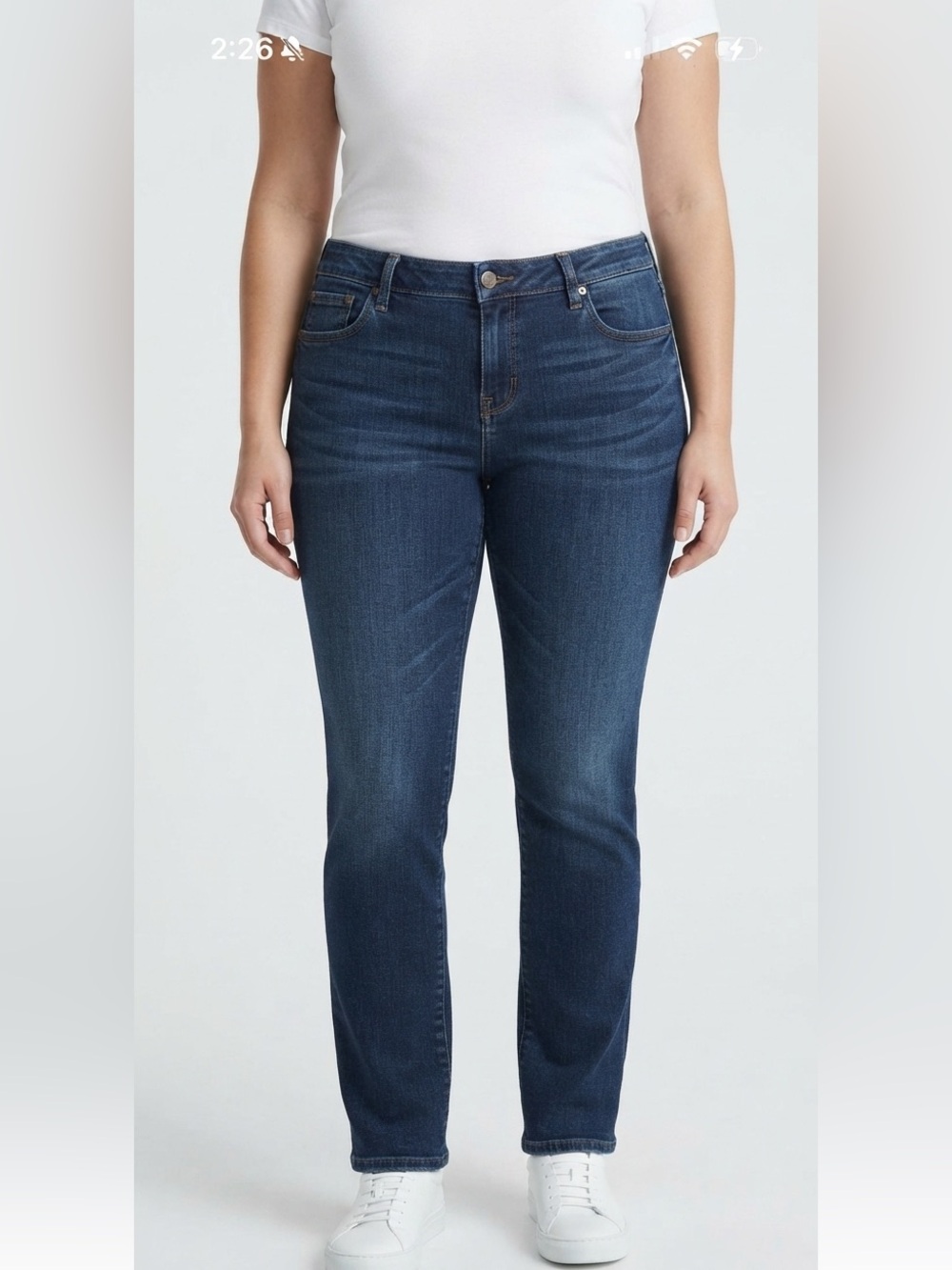 Cabi Classic Straight-Leg Blue Jeans Size 6